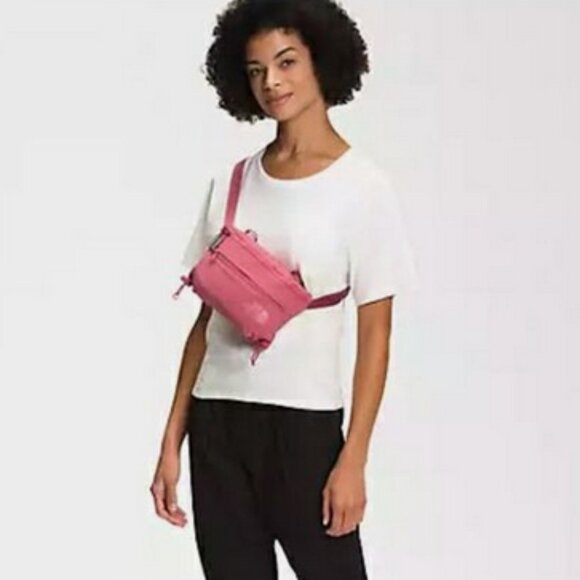 NWT The North Face Never Stop Lumbar Pack Faded Rose - Picture 1 of 12